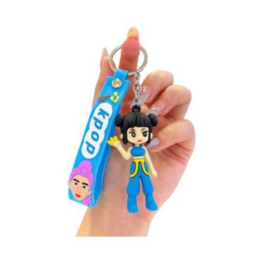 Imagem de Chaveiro De PVC KPop Demon Hunters Lumi Mira Zoe, Brinquedo De Desenho