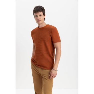 Imagem de Camiseta masculina em malha tricot Essendi-Masculino
