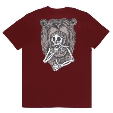 Imagem de Camiseta Element Bear And Bones - Vinho-Masculino