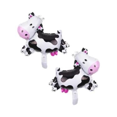 Imagem de Balões De Folha De Vaca 2 Peças Tema De Animais De Fazenda Balões De H
