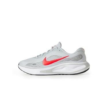 Imagem de Nike Tênis de corrida masculino Journey Run Road, Platina pura/carmesim brilhante/branco/preto, 42