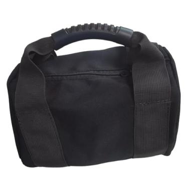 Imagem de Generic Saco de areia para kettlebell (areia não incluída, apenas o saco vazio) para treino funcional em casa e musculação, Preto