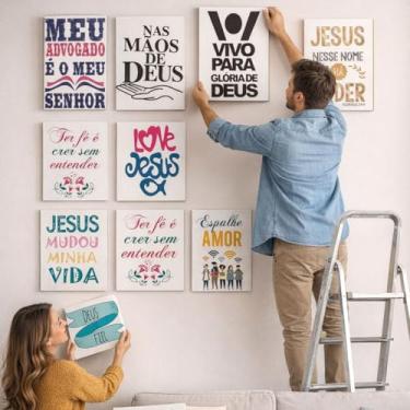 Imagem de Placas Decorativas 9x13cm para Parede em MDF Kit Frases Bar, Religiosas e Motivacionais (MOTIVACIONAIS)