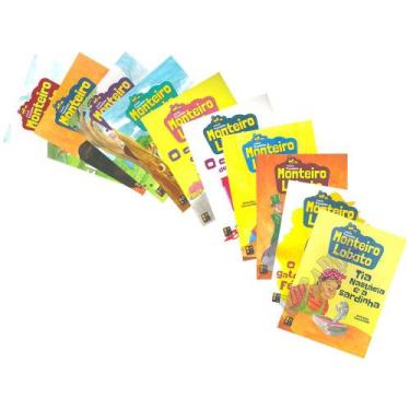 Imagem de Monteiro Lobato Livro Infantil Coleção Em 10 Volumes - Pé da Letra