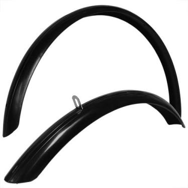 Imagem de Paralama Para Bicicleta Aro 26 Par Dianteiro Traseiro Mtb para-lama Al