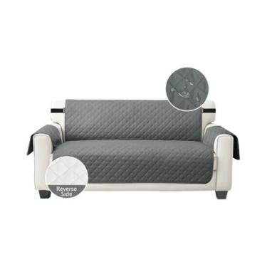 Imagem de Capa De Sofá Impermeável E Antiderrapante Com Faixas Elásticas Para An