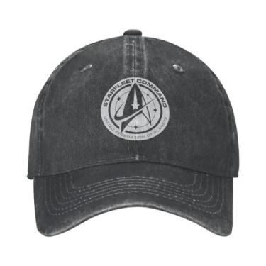 Imagem de Boné Snapback Unissex Retro Desgastado Com Estrelas Treks Y2K, Chapéu 