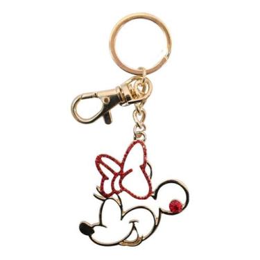 Imagem de Chaveiro Minnie Dourado Laço Vermelho - Disney - Minas de Presentes, C