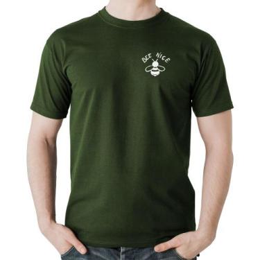 Imagem de Camiseta Algodão Bee Nice - Foca na Moda, Musgo, P