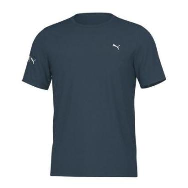 Imagem de Camiseta Térmica Puma UV50+ Manga Curta Masculina - Marinho G-Masculino