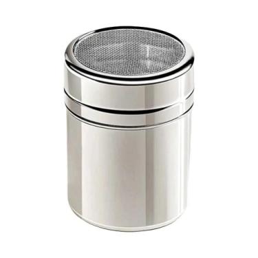 Imagem de Duster De Malha De Aço Inoxidável Prata Para Saleiro, Açucareiro E Pot
