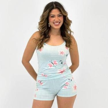 Imagem de Pijama Baunilha Shortdoll Estampado Feminino-Feminino