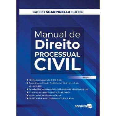 Imagem de Livro - Manual de Direito Processual Civil - 9ª edição 2023 - Saraiva 