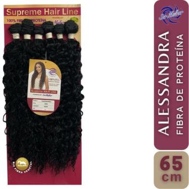 Imagem de Cabelo Bio Proteína Cacheado Linha Supreme Hair Alessandra 65 cm 300 g