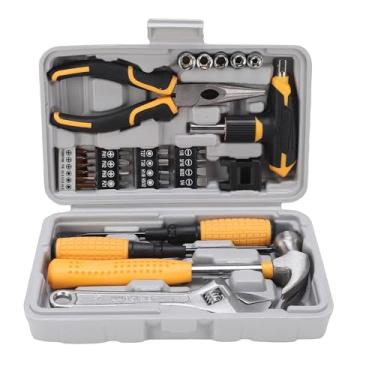 Imagem de Naroote Conjunto Chave Catraca Chave Fenda Magnética Com Alça Em T 30 Peças Kit Ferramentas Reparo Doméstico Bloco Magnetização para Presentes Dia Dos Namorados Móveis Domésticos