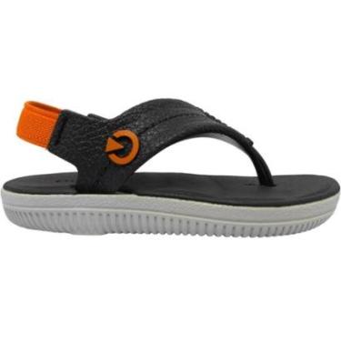 Imagem de Chinelo Infantil Menino Casual Dia a Dia Passeio Escola com Elástico Ultra Conforto Cartago 12584-Masculino