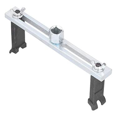 Imagem de lyrlody Chave de Chave de Bomba de Combustível, Liga de Aloa Aço Universal a Gasolina Tanque Lampada Ferramenta de Remoção de Tanques, Forte para Uma Longa Vida útil, Ampla Compatibilidade para