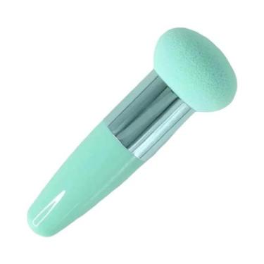 Imagem de Esponja De Maquiagem Em Forma De Cogumelo Para Mulheres Com Cabo, Ferr