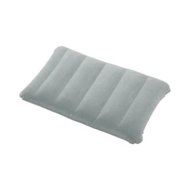 Imagem de Almofada Inflável De Ar 47x30cm Para Acampamento Ao Ar Livre, Viagem, 