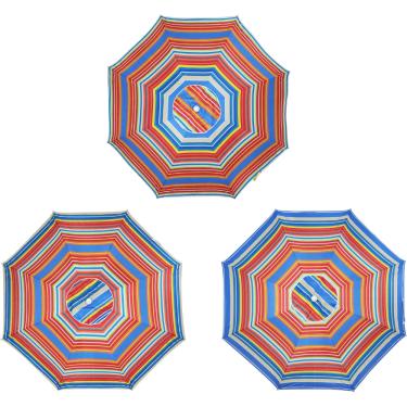 Imagem de Guarda-Sol Articulado Rainbow 2,40m em Poliéster Estampas Sortidas Bel