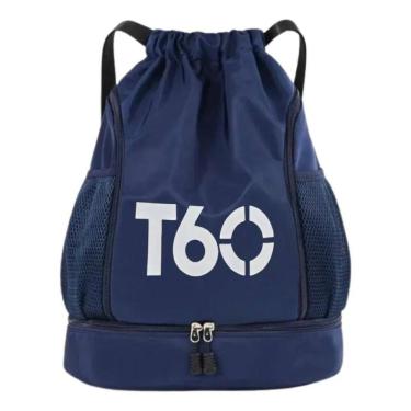 Imagem de Mochila Sacola Esportiva Bag Academia Viagem Alç Azul-Marinh