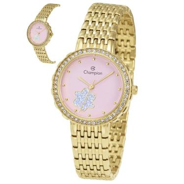Imagem de Relógio Champion Feminino Ref: Cf26384l Bracelete Dourado