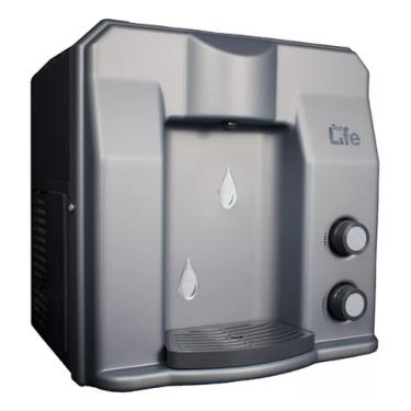 Imagem de Filtro De Água Alcalina Ph +9 Flex Top Life Cor Prata 220v