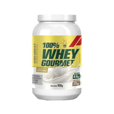Imagem de 100% Whey Protein Gourmet Health Labs Sabor Leite Nino 900g-Unissex