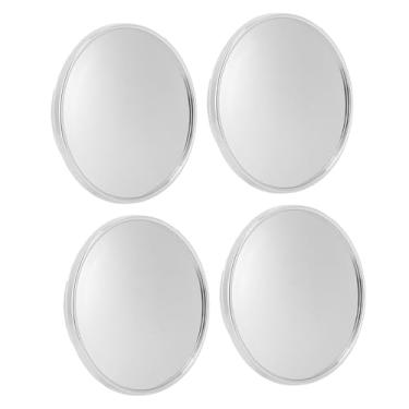 Imagem de Generic Capa do Cubo Central da Roda de Carro Excelente Atualização 4 Unidades 66 Mm OD 55,5 Mm ID Substituição para Besouro (Prata)