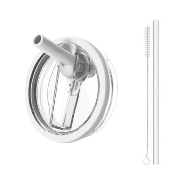 Imagem de Tampa Com Canudo Flip De 40oz À Prova De Vazamentos Para Copo Stanley 