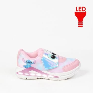 Imagem de Tênis Mini Pé Stitch Mp2410st Rosa, Rosa, Rosa bb, Prata, 17, 25