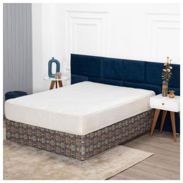 Imagem de Saia fit para cama box Solteiro ,Casal ,Queen ,King - MG casa cama, Es