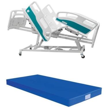 Imagem de Cama Hospitalar Motorizada 8 Movimentos Com Elevação de Leito Com Colc