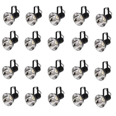 Imagem de Kit 20 Spot Trilho Perfilado Eletro calha Par20 Bulbo OL5