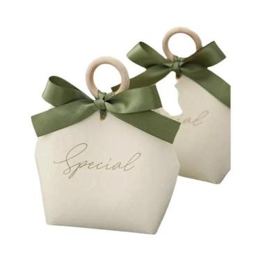 Imagem de Caixa De Doces Para Lembrancinhas De Casamento 5CPS Pequeno Saco De Pr