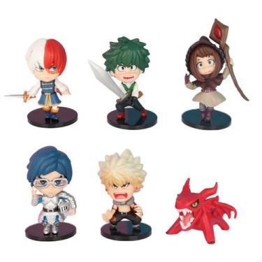Imagem de Coleção de brinquedos de figuras de anime, modelo My Heros Academias, 