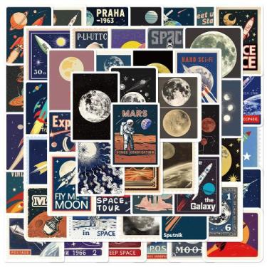 Imagem de Adesivos Spaces Travels Planners, vinil impermeável, 50 unidades - yiw