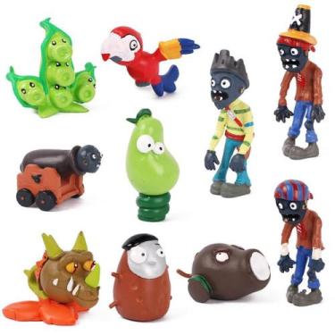 Imagem de Coleção Figure Toy Plants Zombie Sunflower Shroom 10 unidades - Yiweis