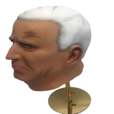 Imagem de Máscara Biden, chapelaria de látex, cosplay, adereços de Halloween - y