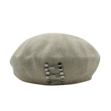 Imagem de Chapéu de boina feminino MOSSTYUS, renda, floral, oco, primavera, verã