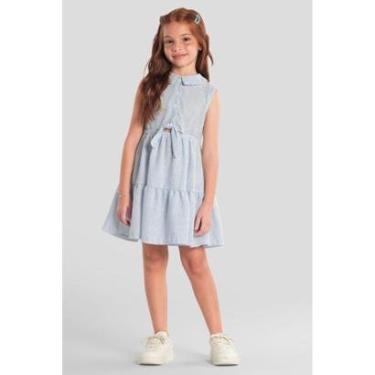 Imagem de Vestido infantil menina fio tinto Mundi-Feminino