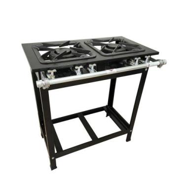 Imagem de Fogao 2 Bocas 30X30 Gold Sl-cfzg-119 Gas Glp Alta Pressao Perfil 7Cm D