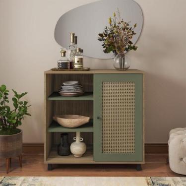 Imagem de Buffet 1 Porta Palhinha Rattan Charlotte - Artely