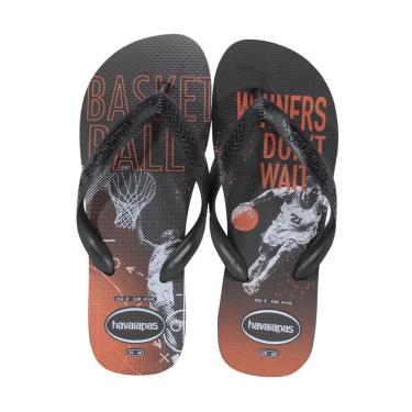 Imagem de Chinelo Havaianas Top Athletic Preto/Laranja