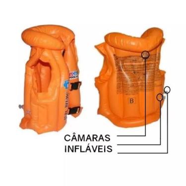 Imagem de Boia Colete Inflável  Piscina Praia  Salva Vidas 20 a 35 kg - Salve Fa