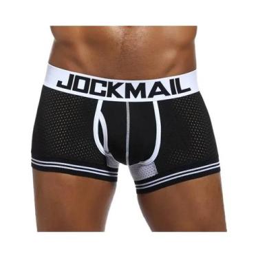 Imagem de Cueca Boxer Masculina De Malha Respirável, Secagem Rápida, Para Esport