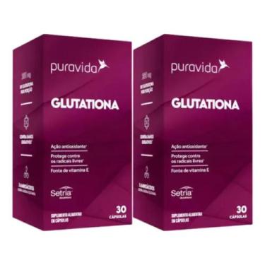 Imagem de 2x Glutationa Puravida 30 Cápsulas