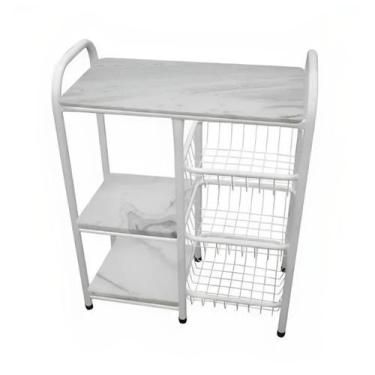 Imagem de Fruteira Multiuso c/ Pedra Branca Cod: 417.018 - Mveis Moura