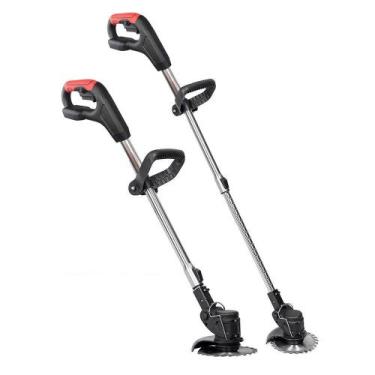 Imagem de Aparador Cortador Grama Roçadeira Recarregável Sem Fio Cabo - Tatudebo