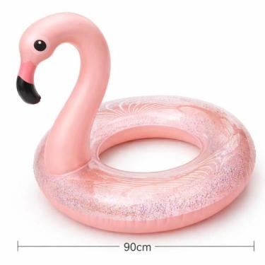 Imagem de Boia Inflável Adulto Flamingo Rosa 90Cm Boia Inflável Adulto - Snel Ho